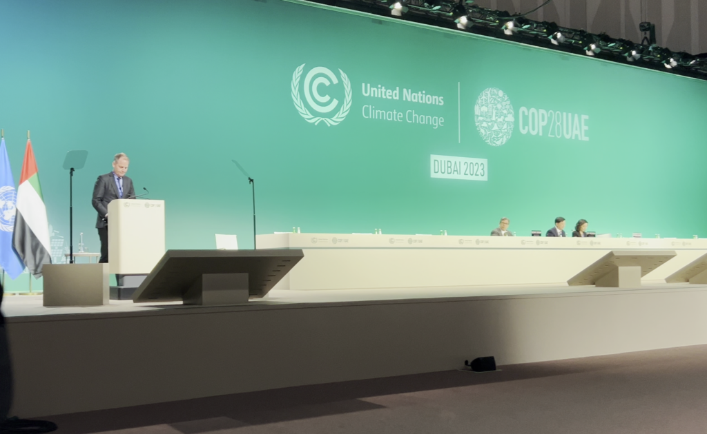 COP28 Head of Delegation statement by IWMI director general Mark Smith