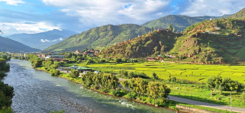 The Paro Chhu in Bhutan. Photo: Matthew McCartney / IWMI