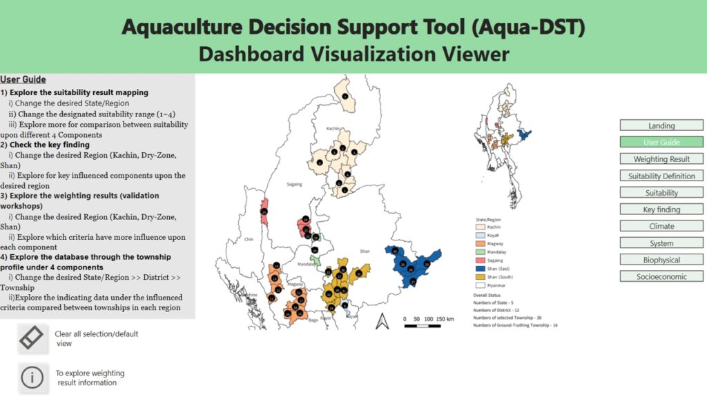 Aquaculture Decision Support Tool (Aqua-DST) Dashboard